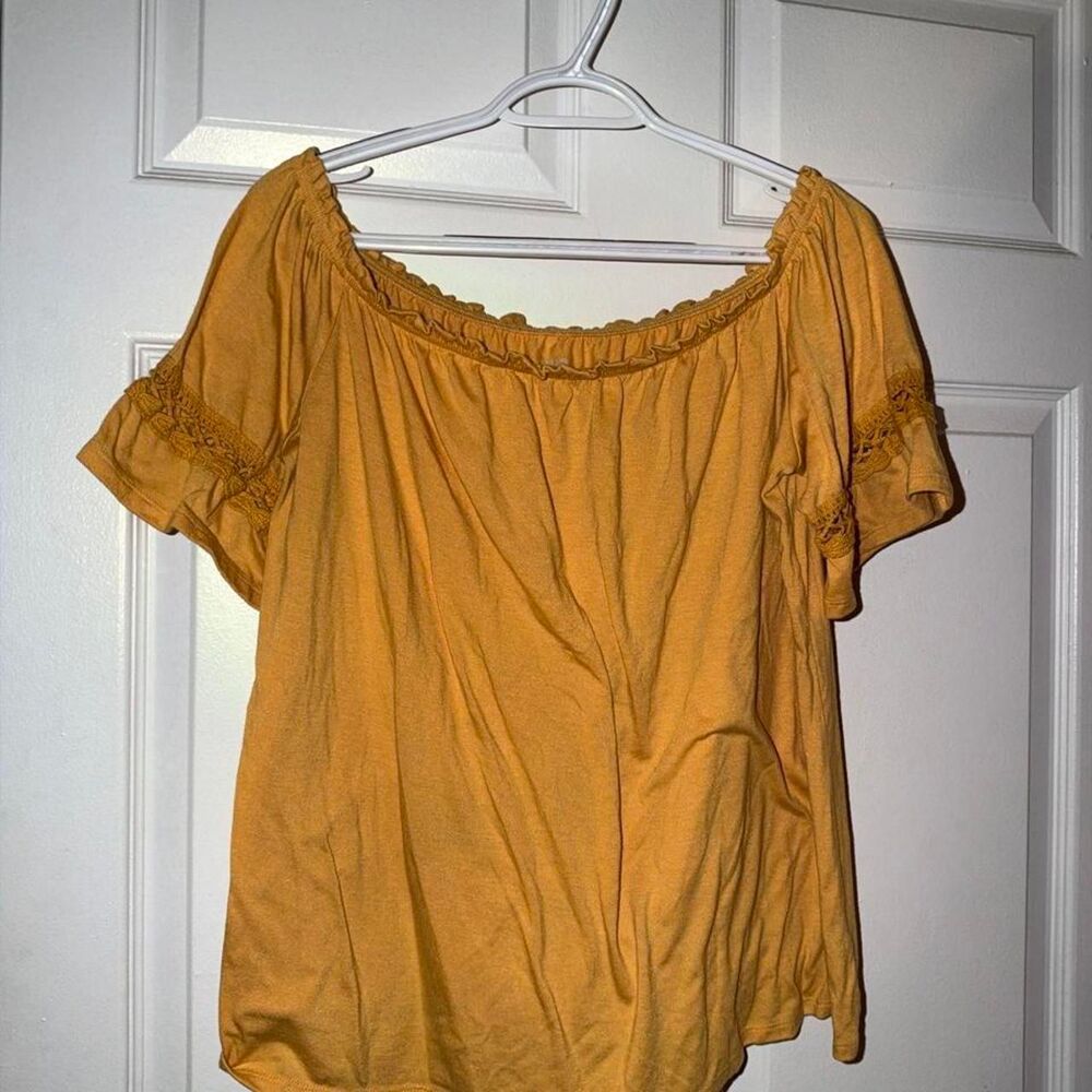 Ana Women's Yellow and Orange Blouse